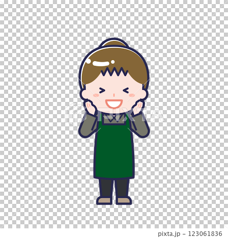 カフェ店員／女性 21 123061836