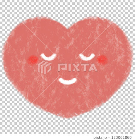 Simple red heart symbol illustration 123061860