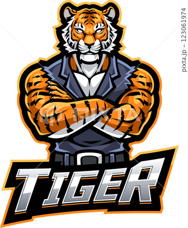 Tiger esport mascot Tiger esport mascot 123061974