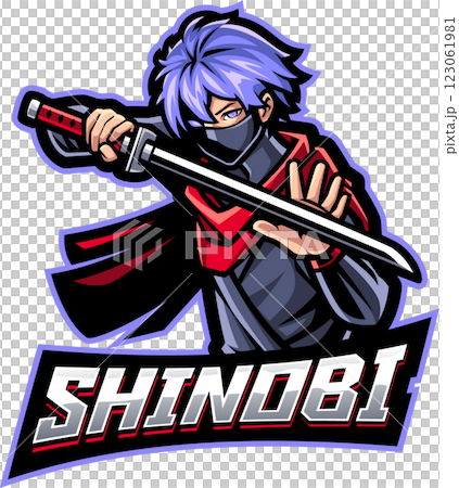 Shinobi esport mascot  123061981