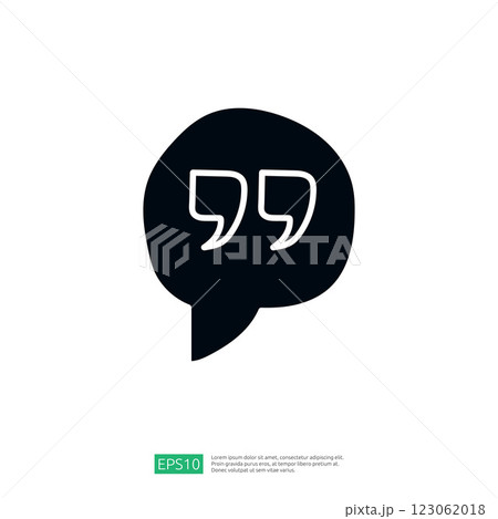 The image features a stylized speech bubble with quotation marks inside, symbolizing dialogue or a quote. It emphasizes communication and expression. The image features a stylized speech bubble with quotation marks inside, symbolizing dialogue or a quote. It emphasizes communication and expression. 123062018