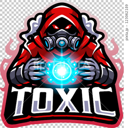 Toxic gas mascot 123062189