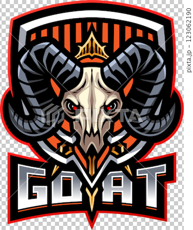 Goat head mascot 123062190