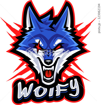 Wolf head mascot Wolf head mascot 123062194