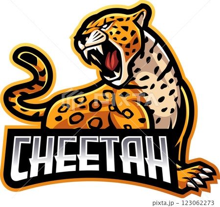 Cheetah esport mascot 123062273
