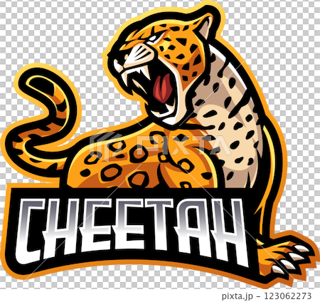 Cheetah esport mascot 123062273