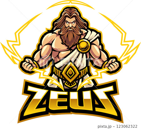 Zeus mascot logo 123062322