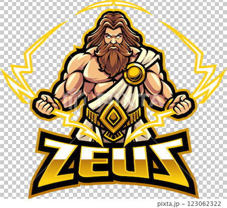 Zeus mascot logo 123062322