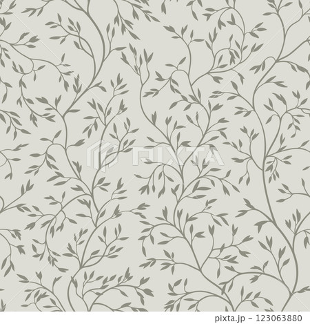 Seamless pattern with small leaves Seamless pattern with small leaves 123063880