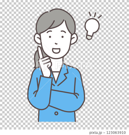 一位有想法的女職員 一位有想法的女職員 123063910