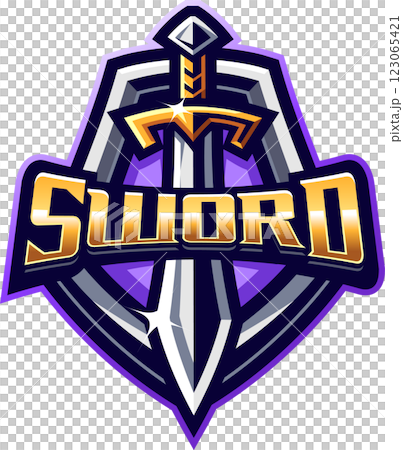 Sword esport mascot Sword esport mascot 123065421