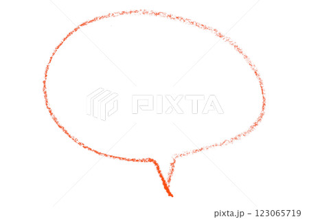 Separate red speech bubble on transparent background. Separate red speech bubble on transparent background. 123065719