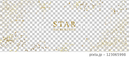 おしゃれなキラキラゴールドの星座の背景素材 おしゃれなキラキラゴールドの星座の背景素材 123065998