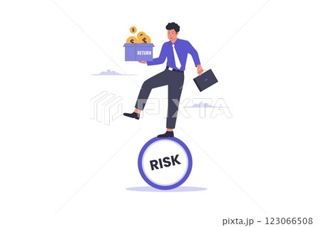 Illustration of high risk investment Illustration of high risk investment 123066508
