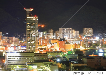 【福岡県】門司港の夜景（門司港レトロ浪漫灯彩） 123067411