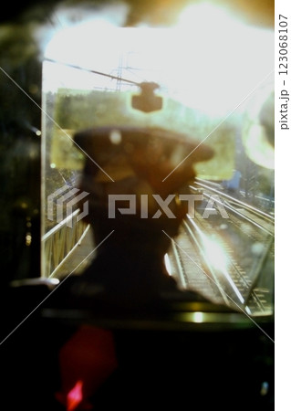 小田急2600形NHE車の運転台背後からの旧鶴見川橋梁の光景、鶴川→玉川学園前、1982年1月3日 123068107