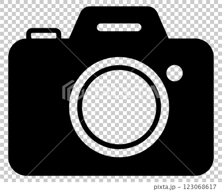 SLR camera icon illustration 123068617