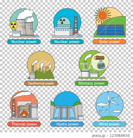 發電廠插圖集 123068650