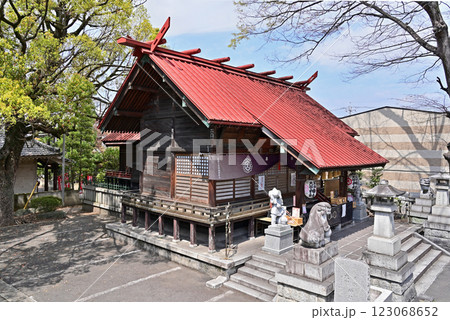 中山道高崎宿散歩：美保大國神社　高崎市赤坂町 123068652