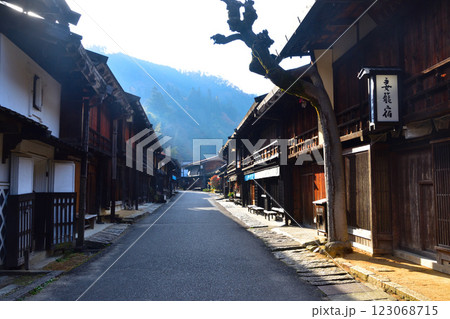 中山道　妻籠宿 123068715