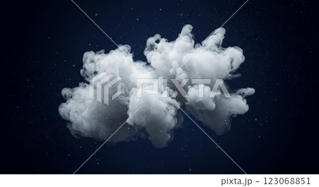 Abstract cloud against starry night sky for nature and weather concepts 123068851
