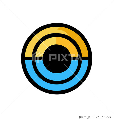 target with arrow icon, simple style 123068995