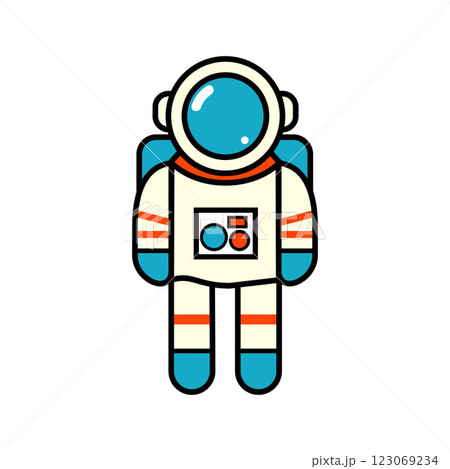 vector illustration of astronaut 123069234