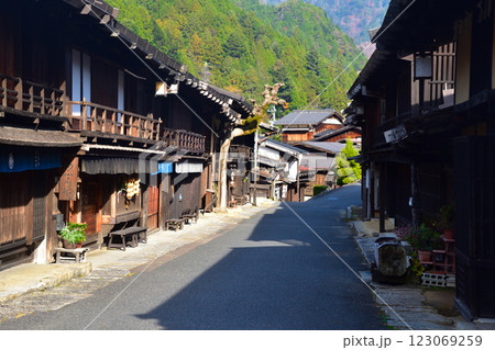 中山道 妻籠宿 中山道 妻籠宿 123069259