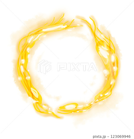 Neon Frame Gold with White Light Flashes, Illustration Template for Web and Print Use Neon Frame Gold with White Light Flashes, Illustration Template for Web and Print Use 123069946