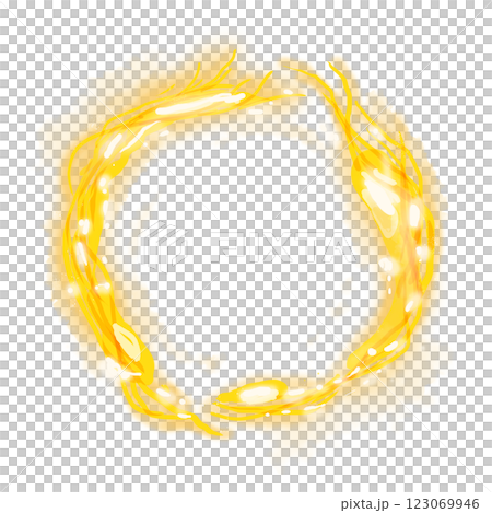 Neon Frame Gold with White Light Flashes, Illustration Template for Web and Print Use Neon Frame Gold with White Light Flashes, Illustration Template for Web and Print Use 123069946