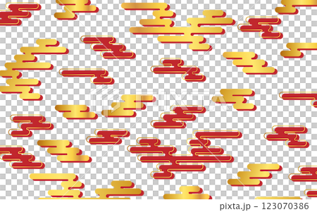 Japanese style pattern hazy background 04 red and gold Japanese style pattern hazy background 04 red and gold 123070386