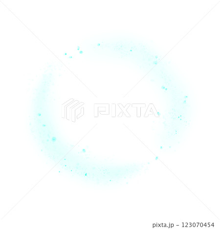 Neon Round Frame with Fog, Flares and Splashes, Illustration Template for Web and Print Use Neon Round Frame with Fog, Flares and Splashes, Illustration Template for Web and Print Use 123070454