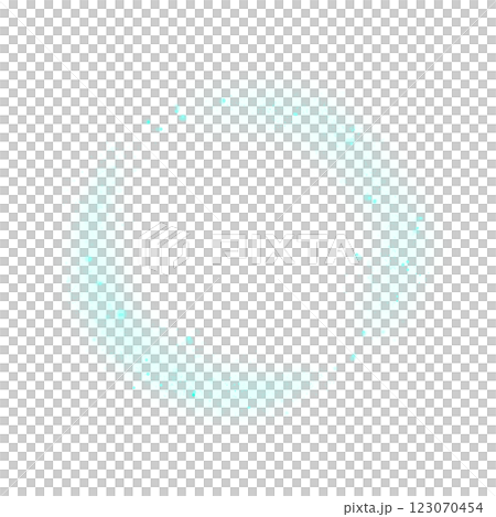 Neon Round Frame with Fog, Flares and Splashes, Illustration Template for Web and Print Use Neon Round Frame with Fog, Flares and Splashes, Illustration Template for Web and Print Use 123070454