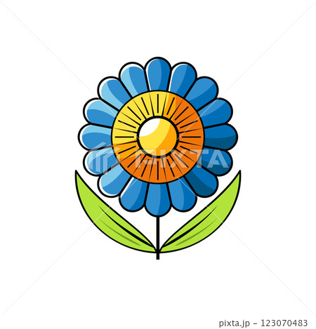 paper sticker on white background 123070483