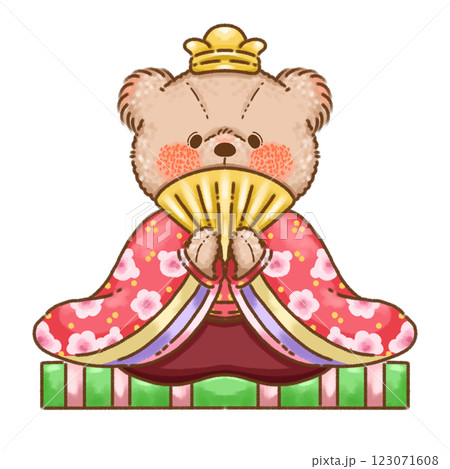 ひな祭り/おひなさまなくまちゃん 123071608