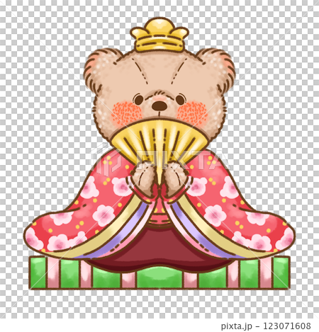 ひな祭り/おひなさまなくまちゃん 123071608