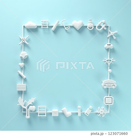 クリーンな線画が魅せる医療と福祉の世界 123071660