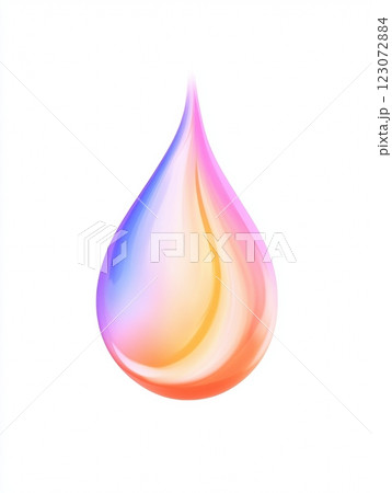 Colorful drop of liquid showcasing vibrant gradients often used for design or artistic purposes. Generative AI Colorful drop of liquid showcasing vibrant gradients often used for design or artistic purposes. Generative AI 123072884