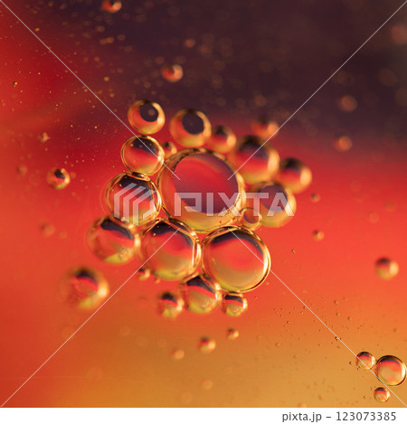 Oil on water, abstract colorful background 123073385