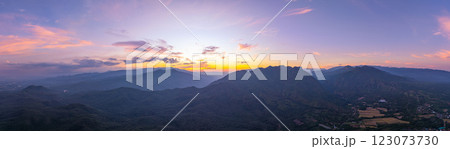 beautiful sky at sunrise above the mountains stunning colorful cloud above the mountains beautiful sky at sunrise above the mountains stunning colorful cloud above the mountains 123073730