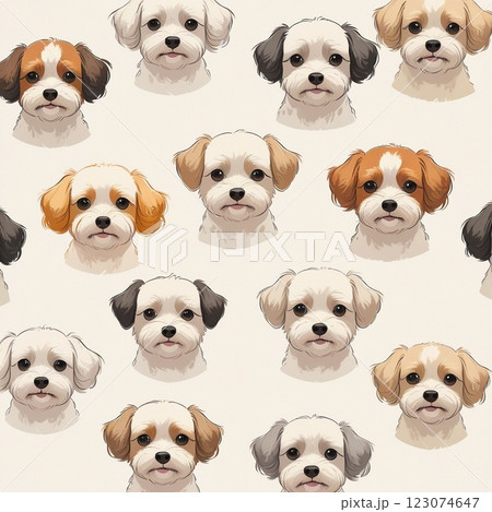 犬のイラスト 123074647
