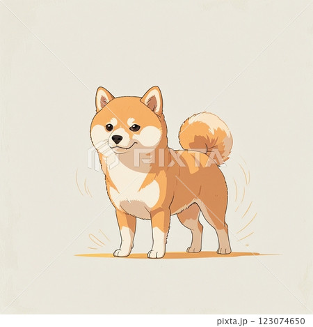 犬のイラスト 123074650