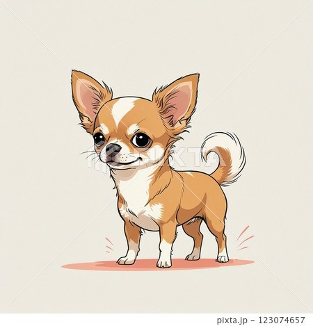 犬のイラスト 123074657