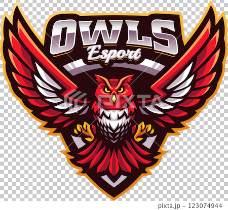 Owls esport mascot Owls esport mascot 123074944