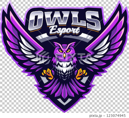Owls esport mascot  123074945