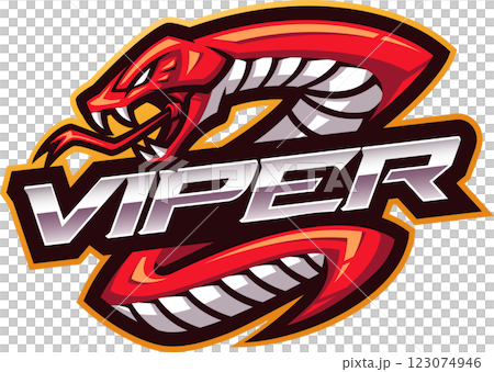 Viper snake mascot Viper snake mascot 123074946