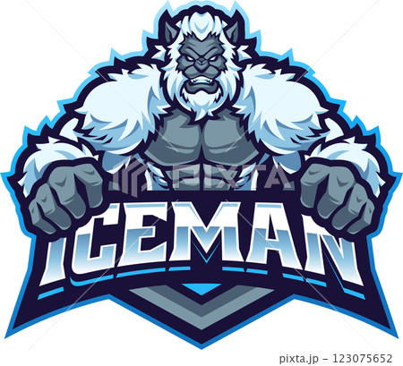 Iceman esport mascot 123075652