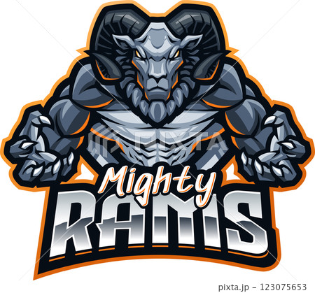 Mighty rams mascot 123075653