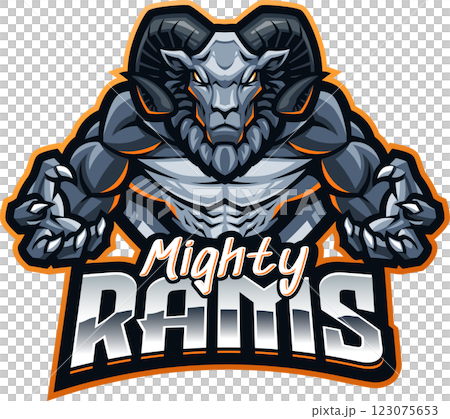 Mighty rams mascot 123075653