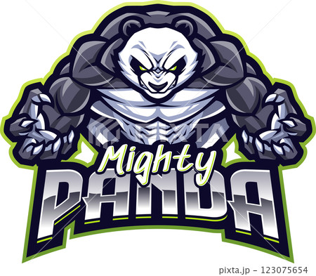 Mighty panda esport mascot 123075654